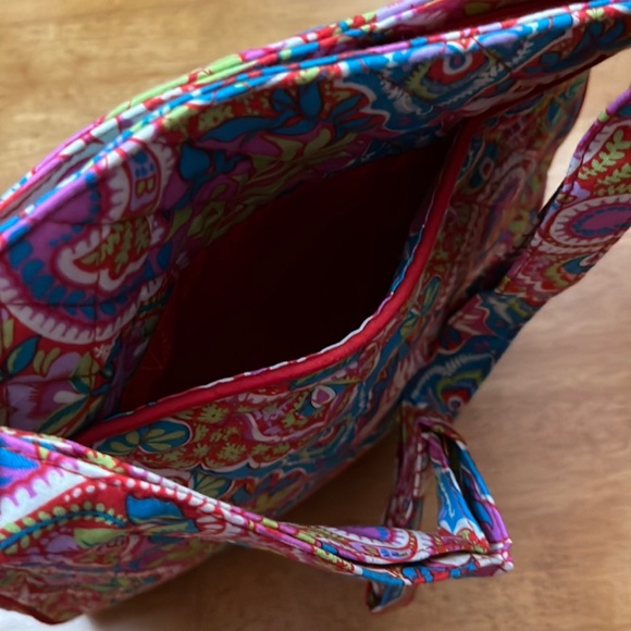 Vera Bradley Triple Zip Hipster Crossbody Shoulder Bag Paisley in Paradise - Picture 7 of 7